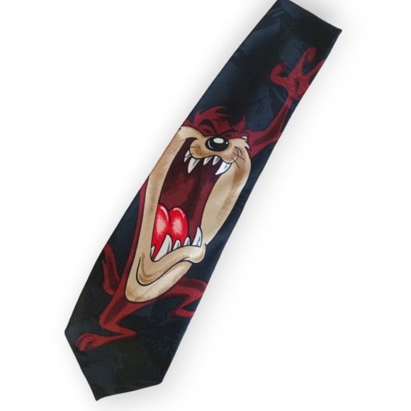 Looney Tunes vintage 1998 Tasmanian Devil Men's neck tie - Picture 1 of 5